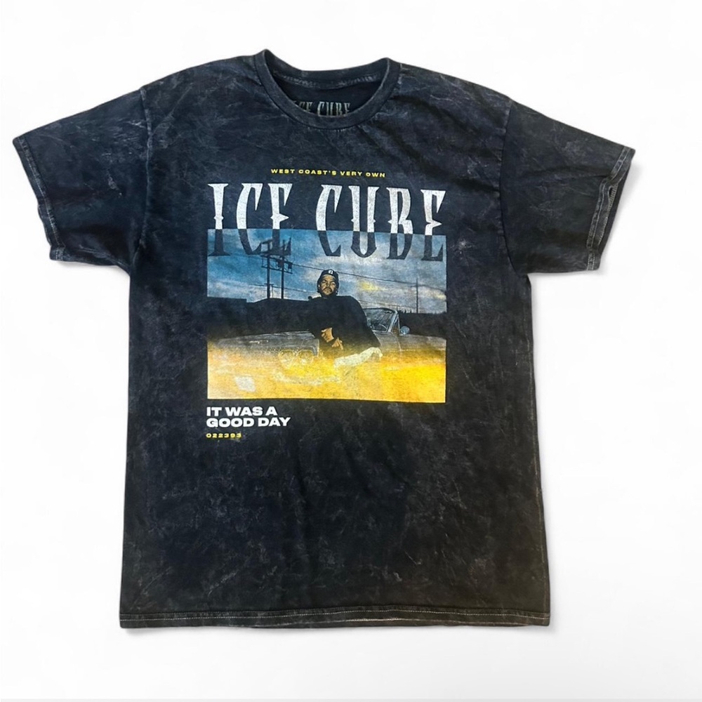 Ice Cube Shirt Men’s L Black Crew Neck 90s Y2K “It Was A Good Day”